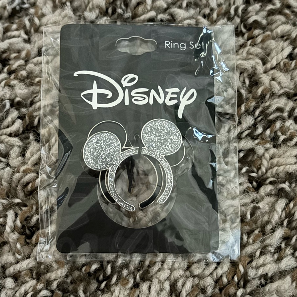 Mickey Mouse Rings - size 7 - 2 rings